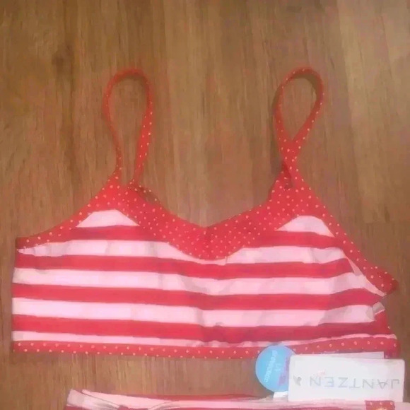 Jantzen Red Stripe Bikini - Picture 3 of 7